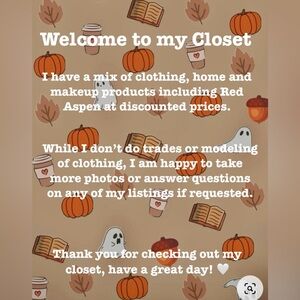 Welcome to my closet!